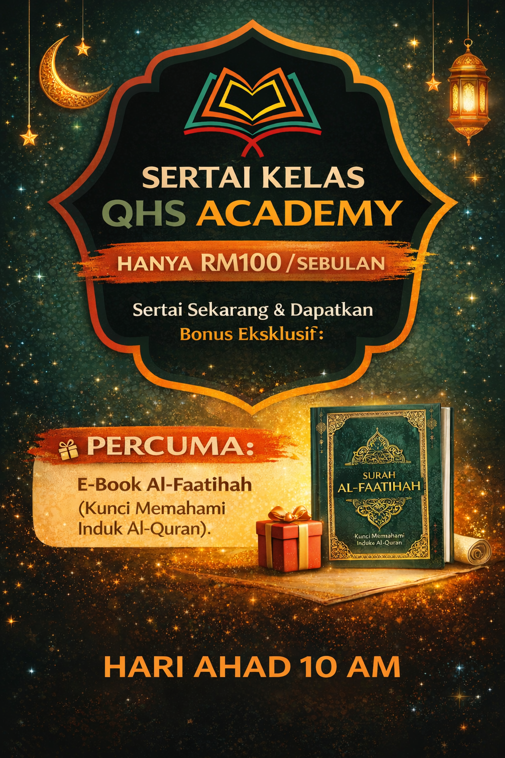 Pakej Sahabat QHS Academy - Percuma E-book Nahu Sorof Al-Fatihah - Ahad