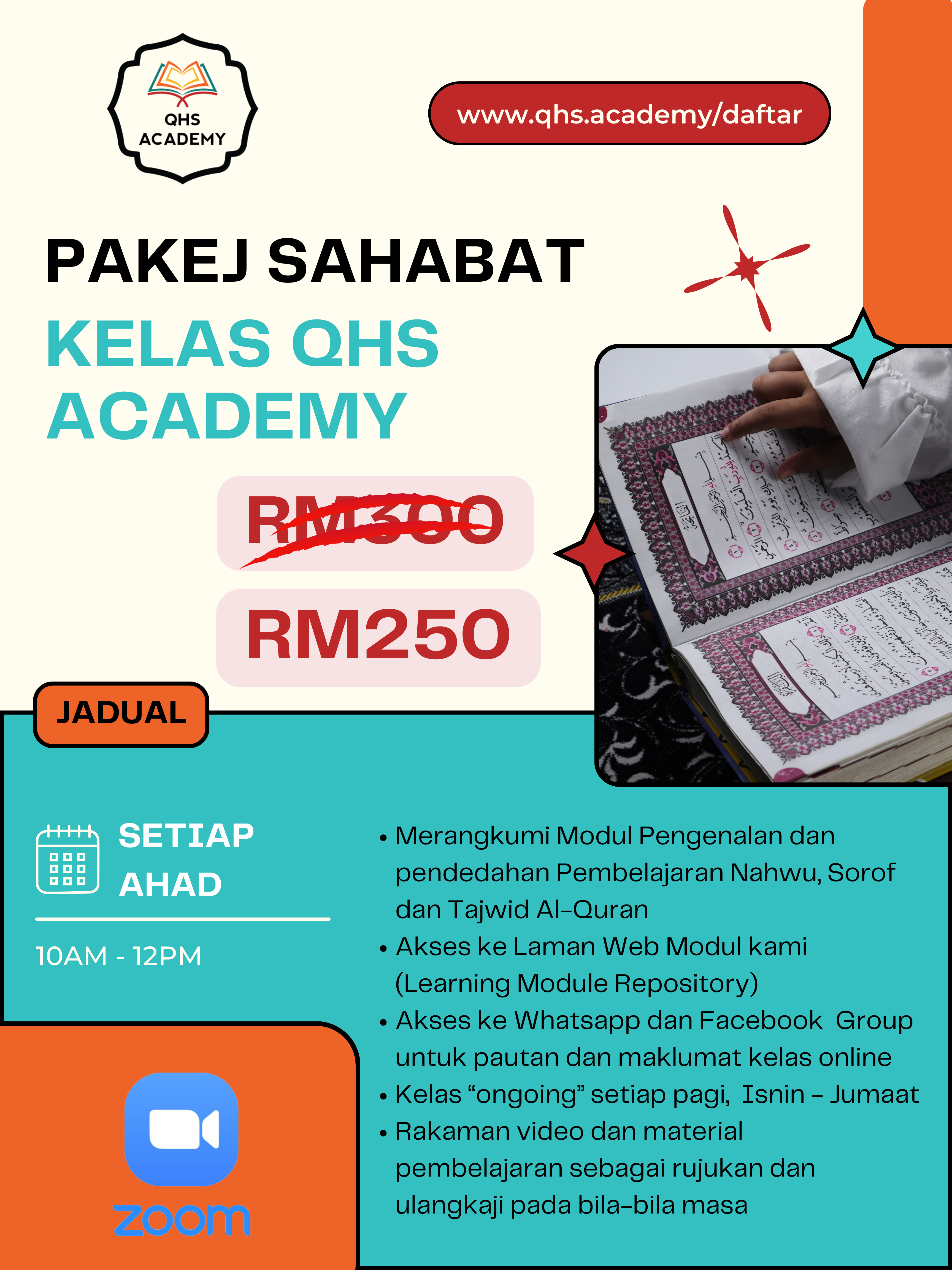Pakej Sahabat QHS Academy - Percuma E-book Nahu Sorof Al-Fatihah